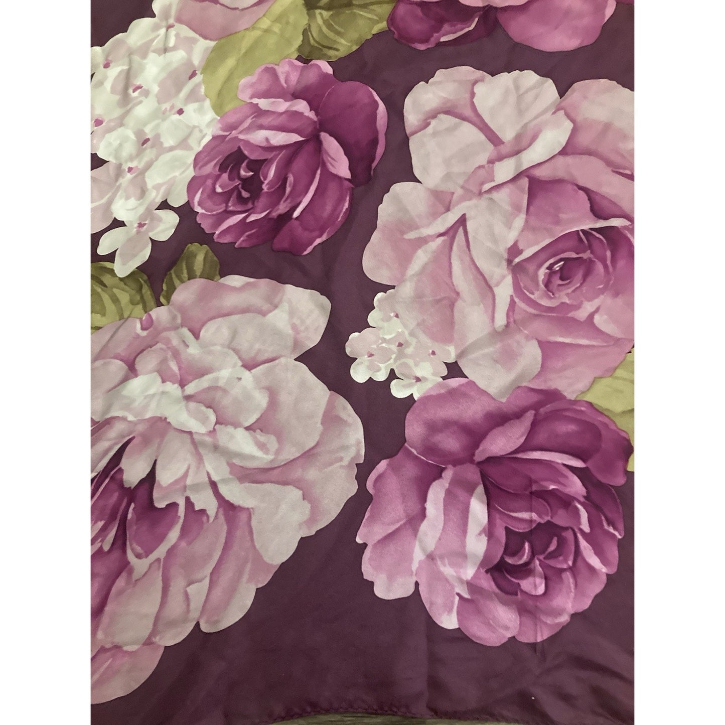 Oscar De La Renta Studio 100% Silk Scarf Bright Colorful Flower Floral 33”X 35”