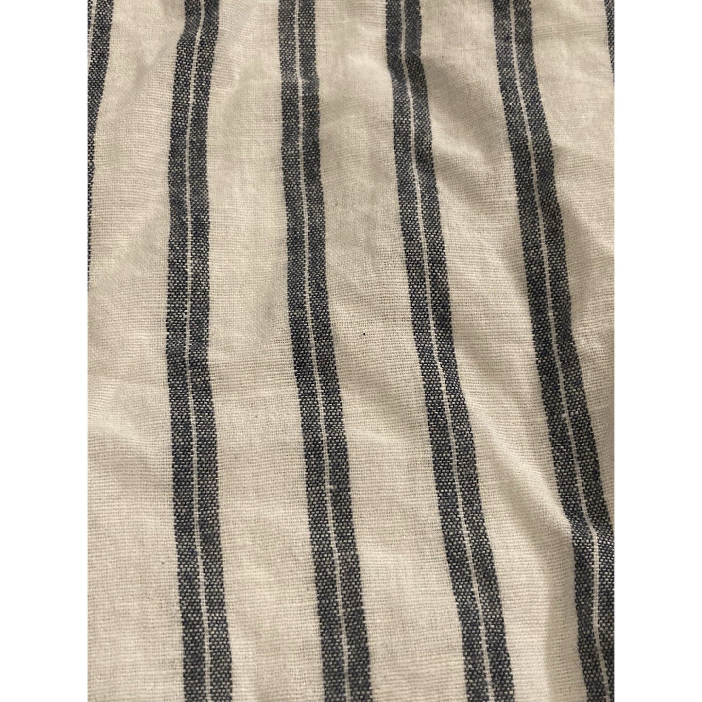 American Eagle Women's Striped Paperbag Pants Cuffed Tie Belt Pants Size M