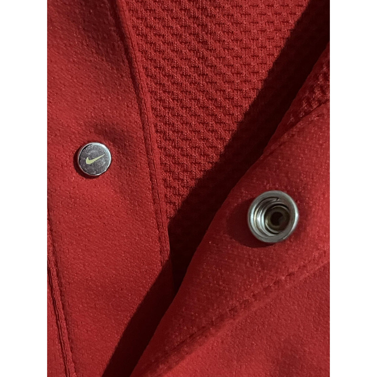 Nike Polo Shirt Mens XL Red Dri-FIT Colorblock Golf Collared Short Sleeve