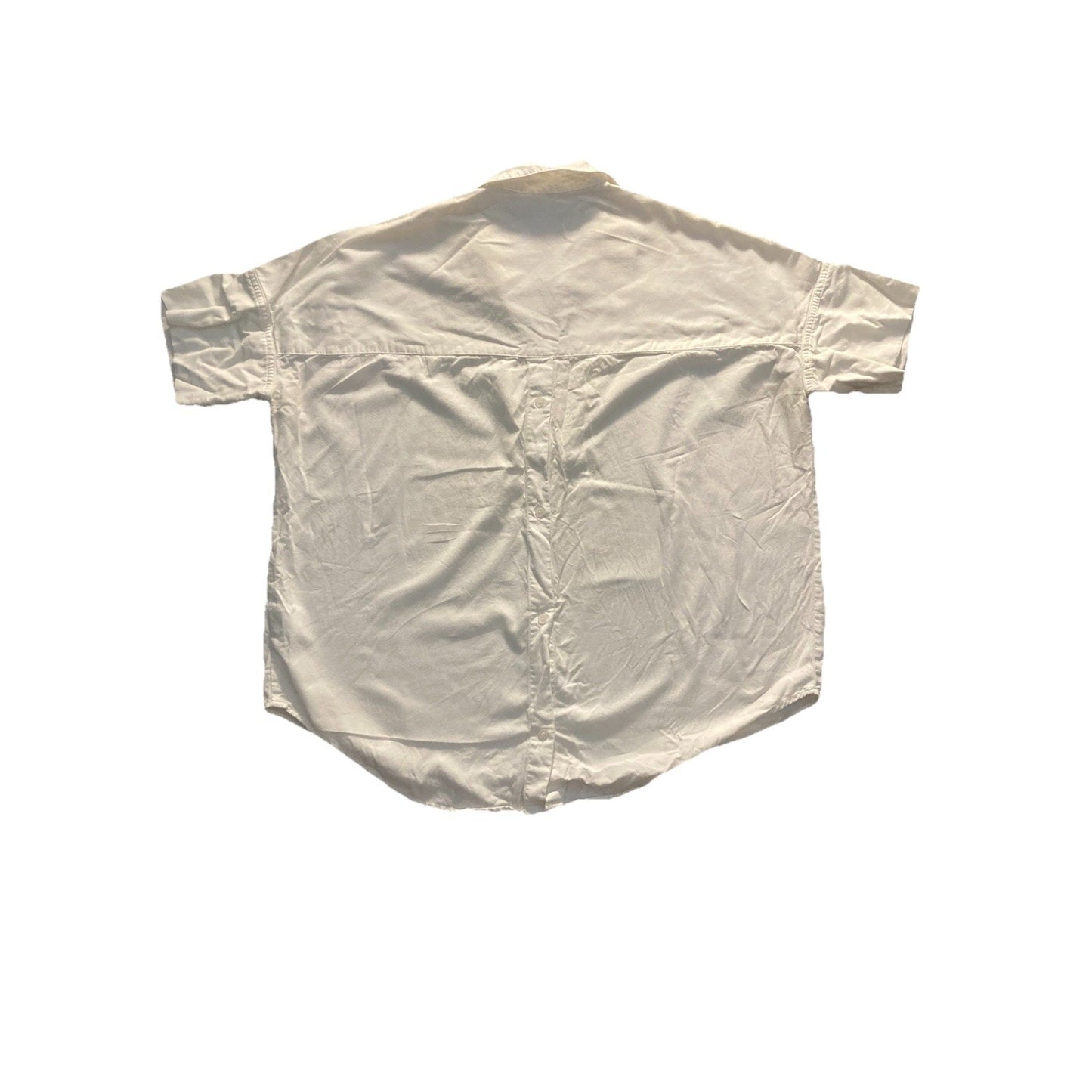 Madewell Women’s XS Collared White Courier Button Back Shirt
