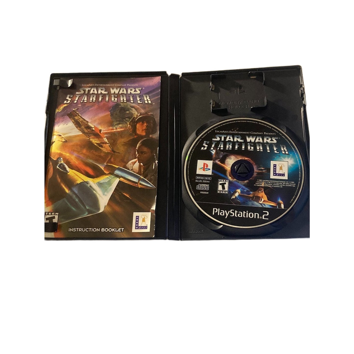 Star Wars Starfighter PS2 PlayStation 2 Complete CIB Tested Working