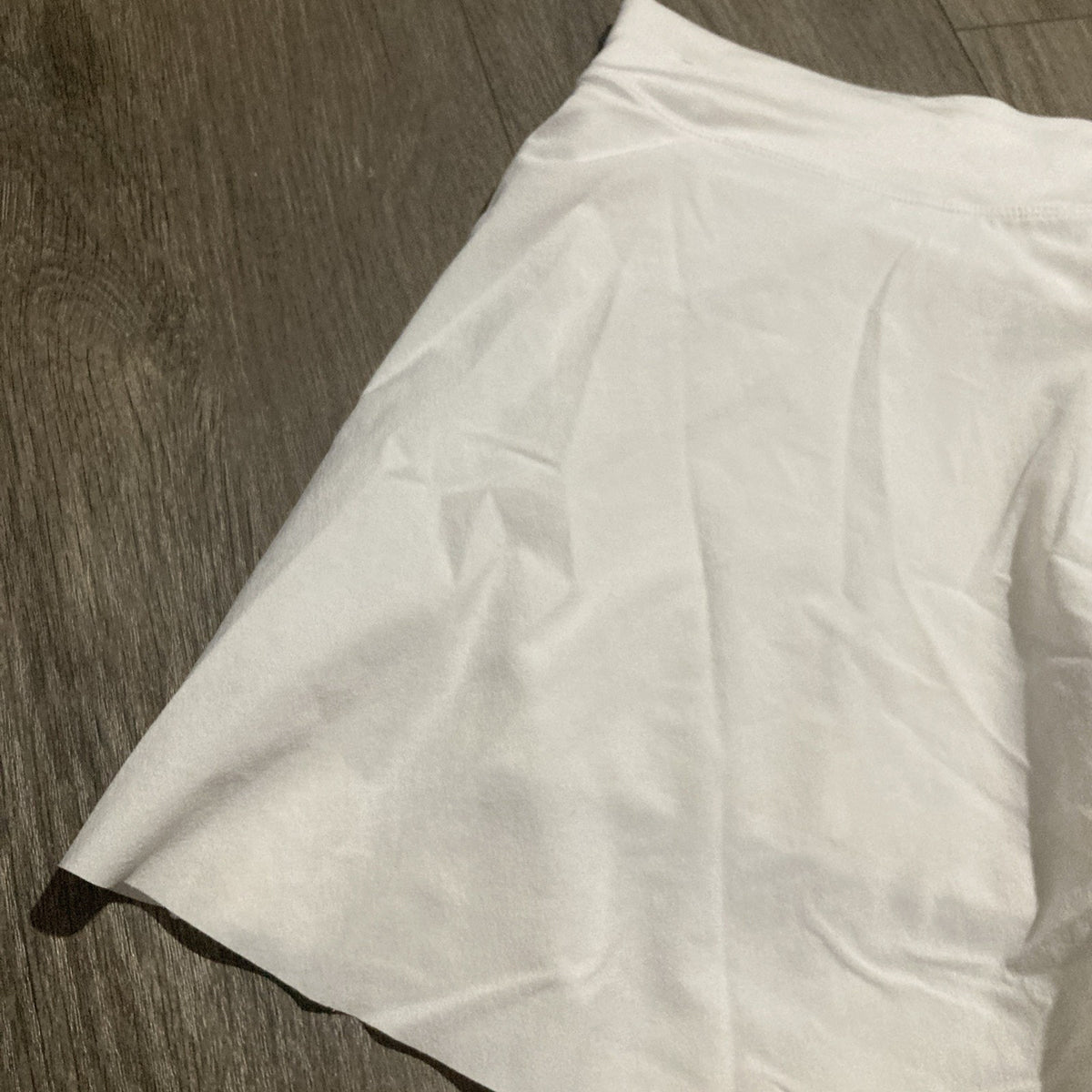 Nike Women Court Dri-FIT Club Flex White Pleated Tennis Skirt Skort Size Medium