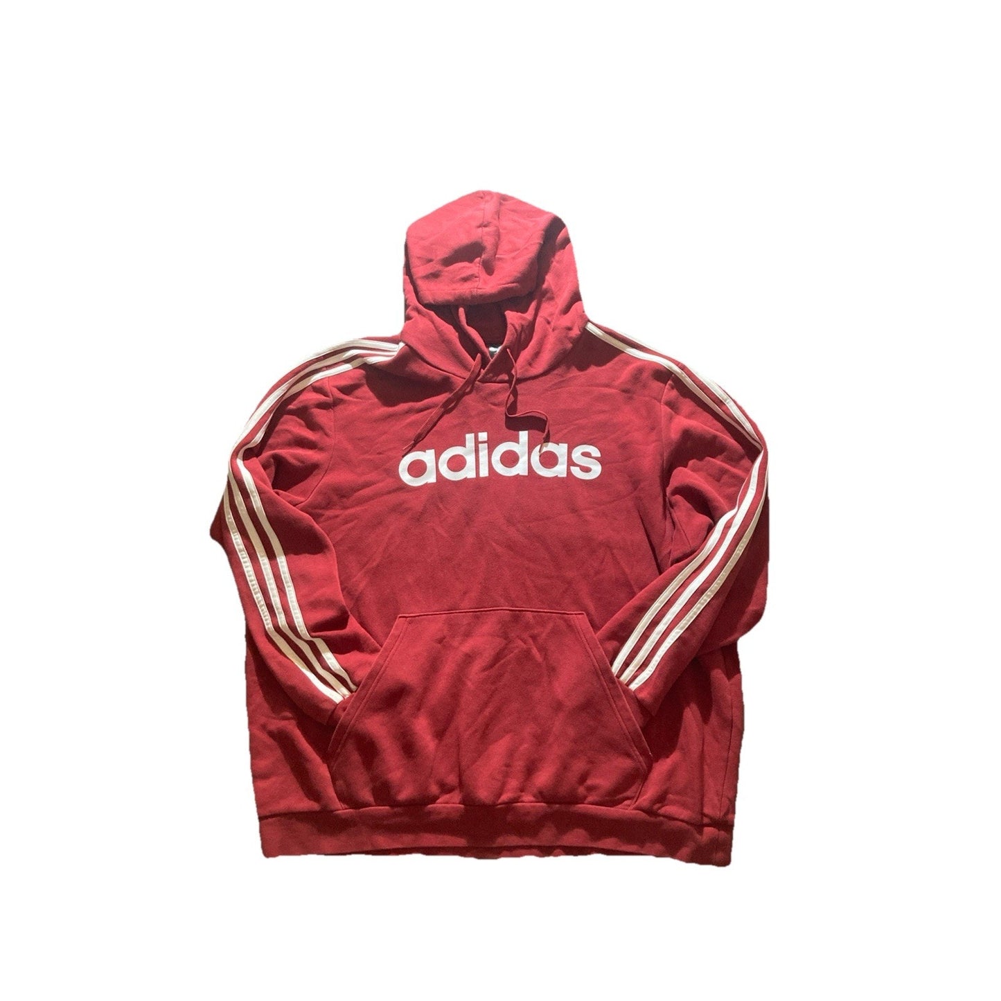 Adidas Athleisure Hoodie Dark Red Men’s Size XXL