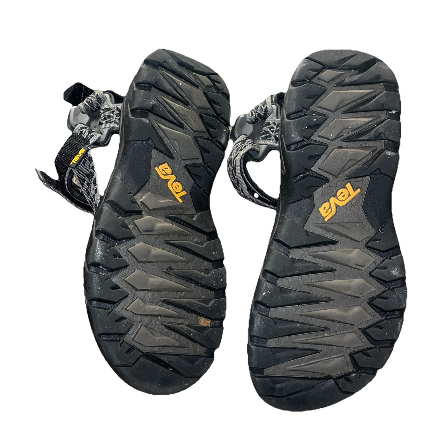 EUC TEVA TERRA FI 5 UNIVERSAL MADANG BLack HIKING SPORT MEN'S SANDALS SIZE US 12