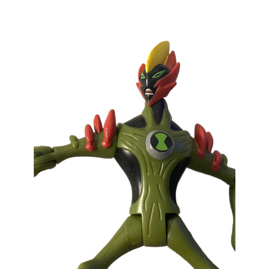 2009 Bandai Ben 10 Swampfire 4" Figure Cartoon Network