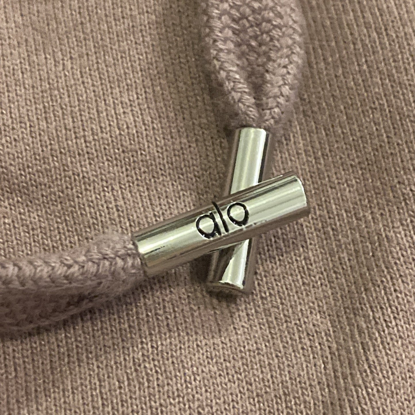 AIo Yoga Accolade Hoodie Womens Lounge Street Pullover Smoky Quartz See DESC.