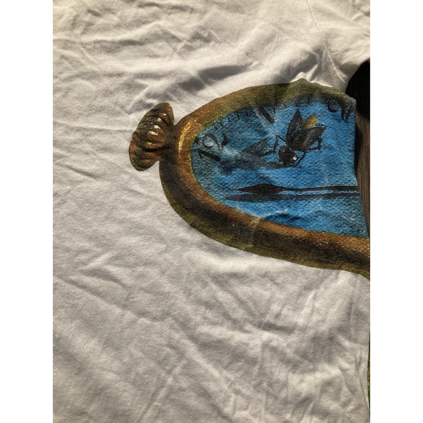 Authentic Supreme Salvador Dali T-Shirt SS19 White The Persistence of Size M