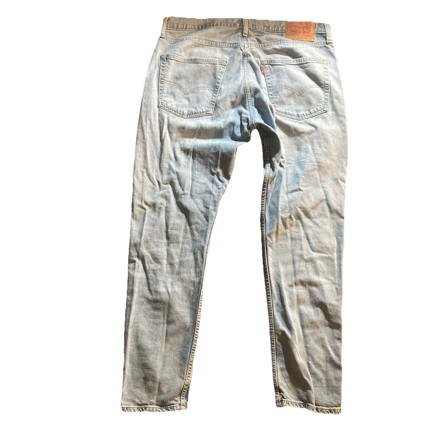 Levis Light Blue Wash Denim Thrashed Y2K Vibe 512 36x32 Jeans