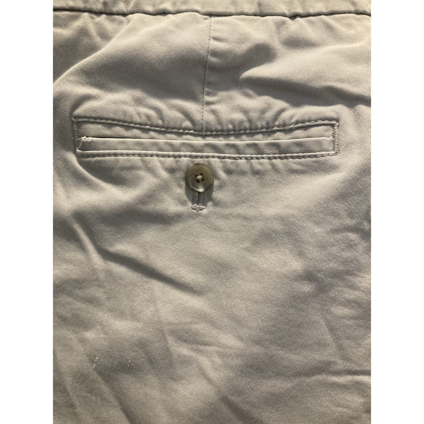 Express Gray Chino Shorts Men’s Size 32 Slim Casual Cotton Blend Good Used