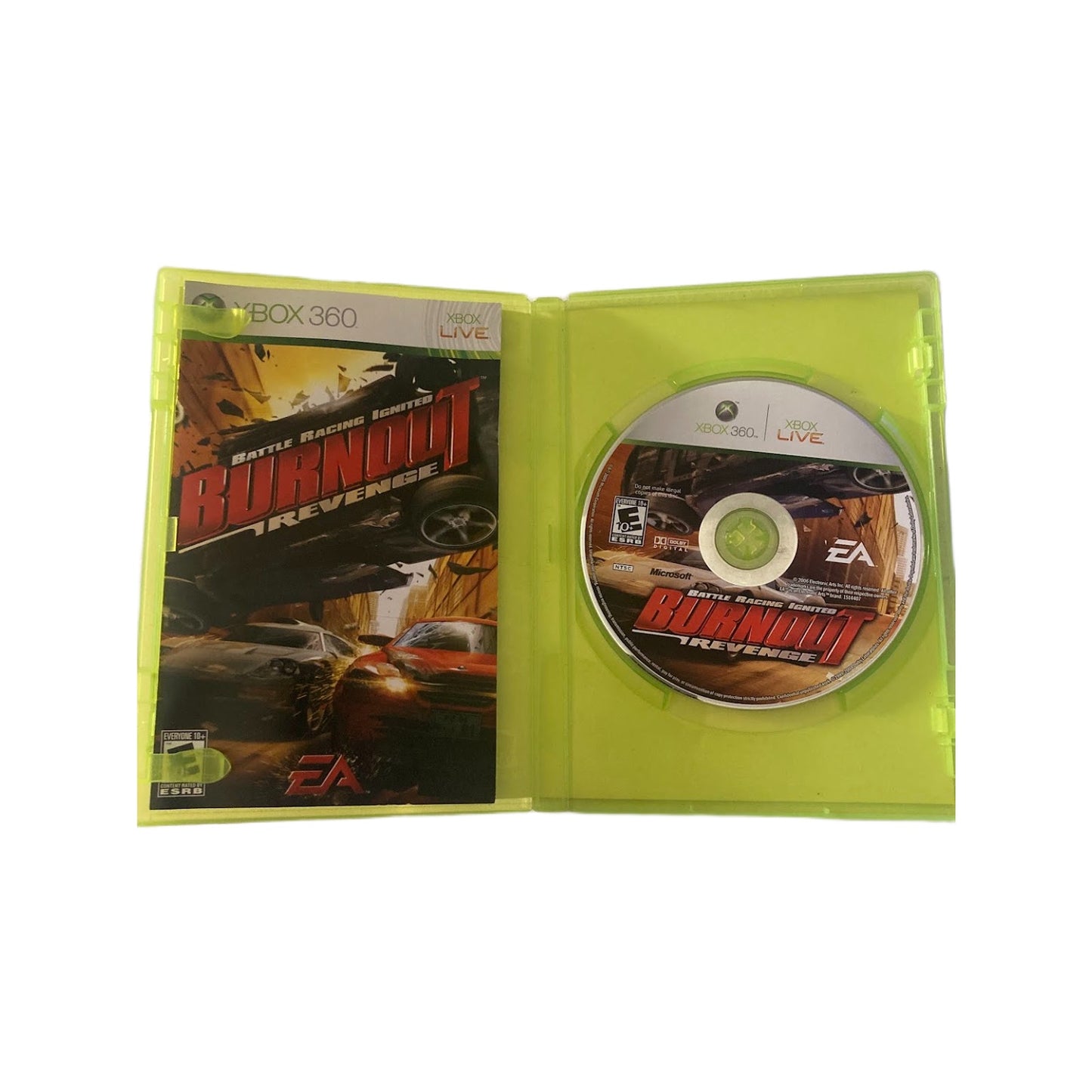 Burnout: Revenge (Xbox 360, 2006) CIB - Complete W/Manual