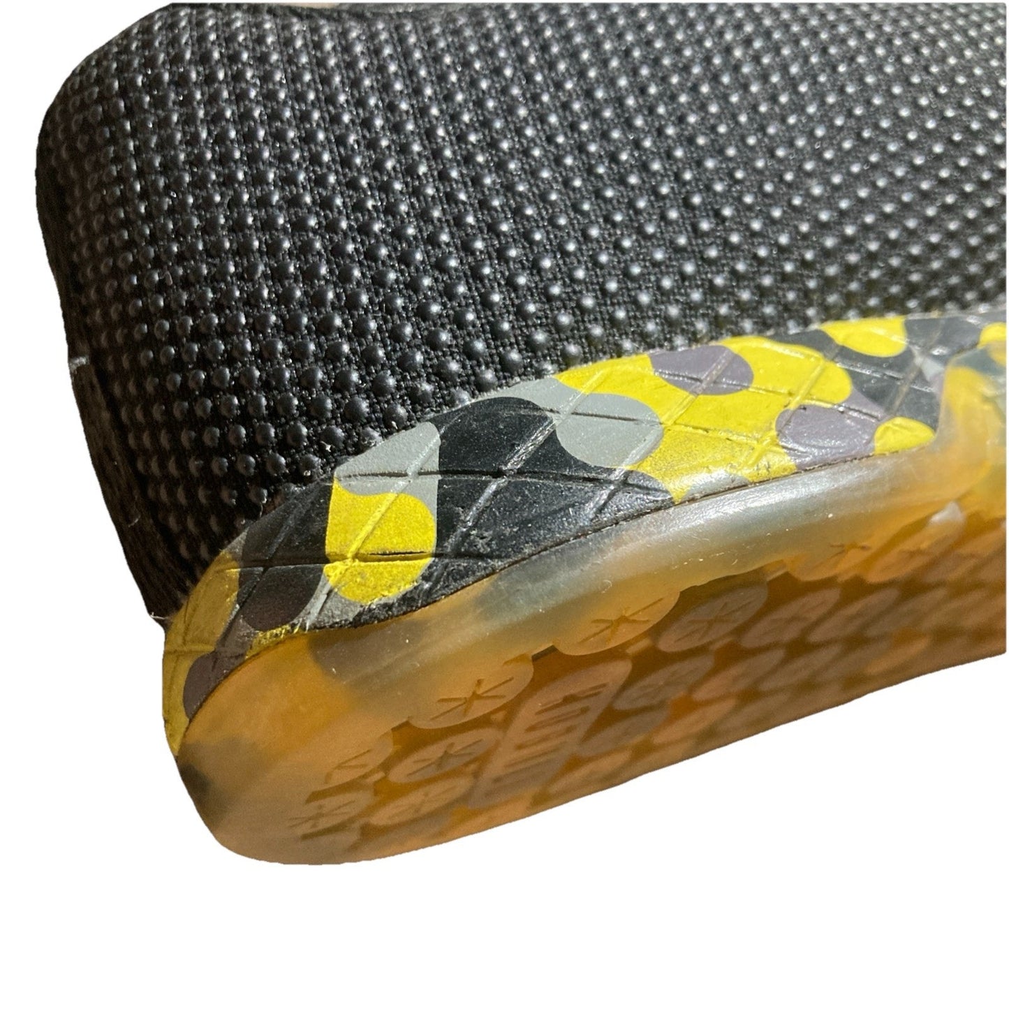 Nobull Superfabric Gun Trainer Shoes Sneakers Black Yellow Women’s 7 Men’s 5.5