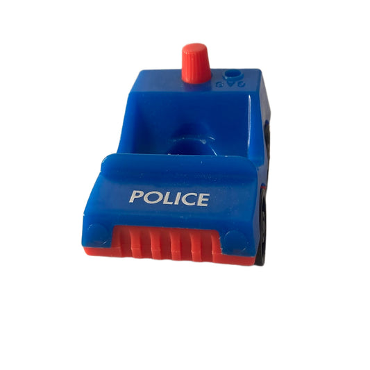 Fisher Price Little People Vintage Red & Blue Police Man Policeman Car Vehicle