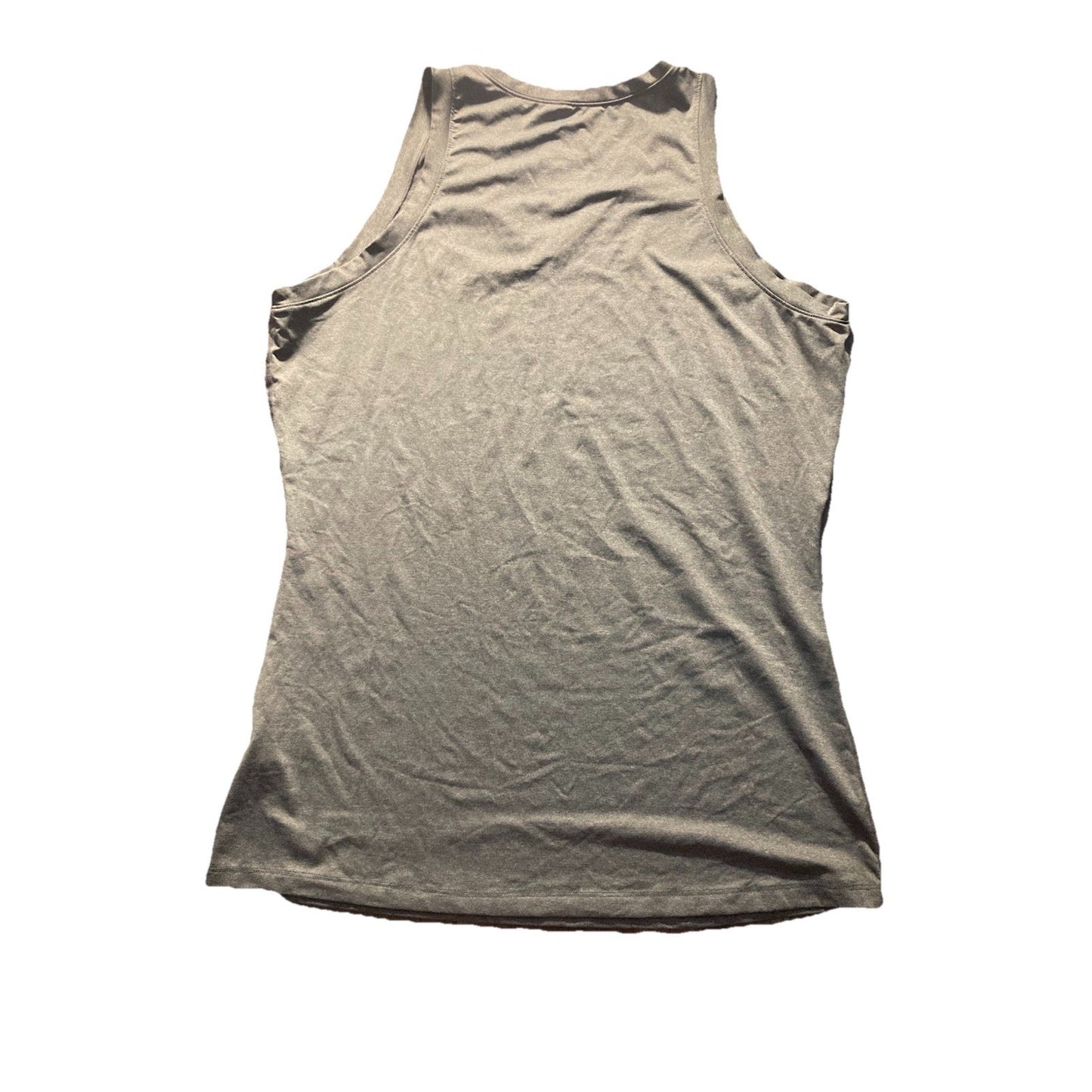 Nike Pro Top Womens XL Gray Tanktop Sleeveless Compression Fitted Workout Gym