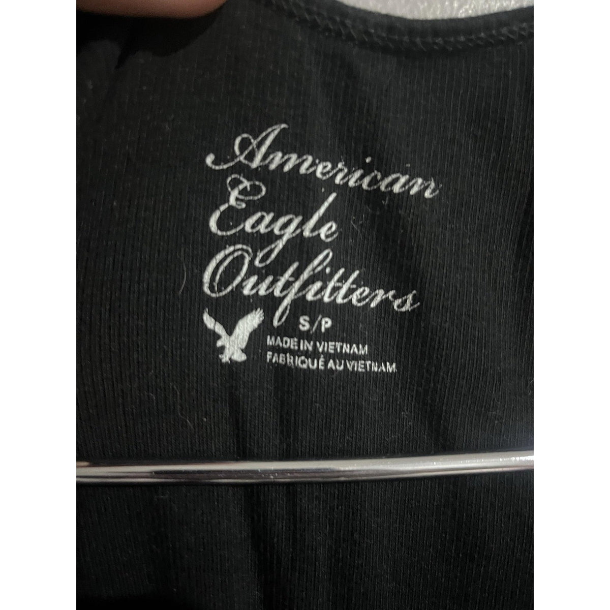 American Eagle Outfitters Dress Womens S Black Tank Dress Scoop Neck Stretch