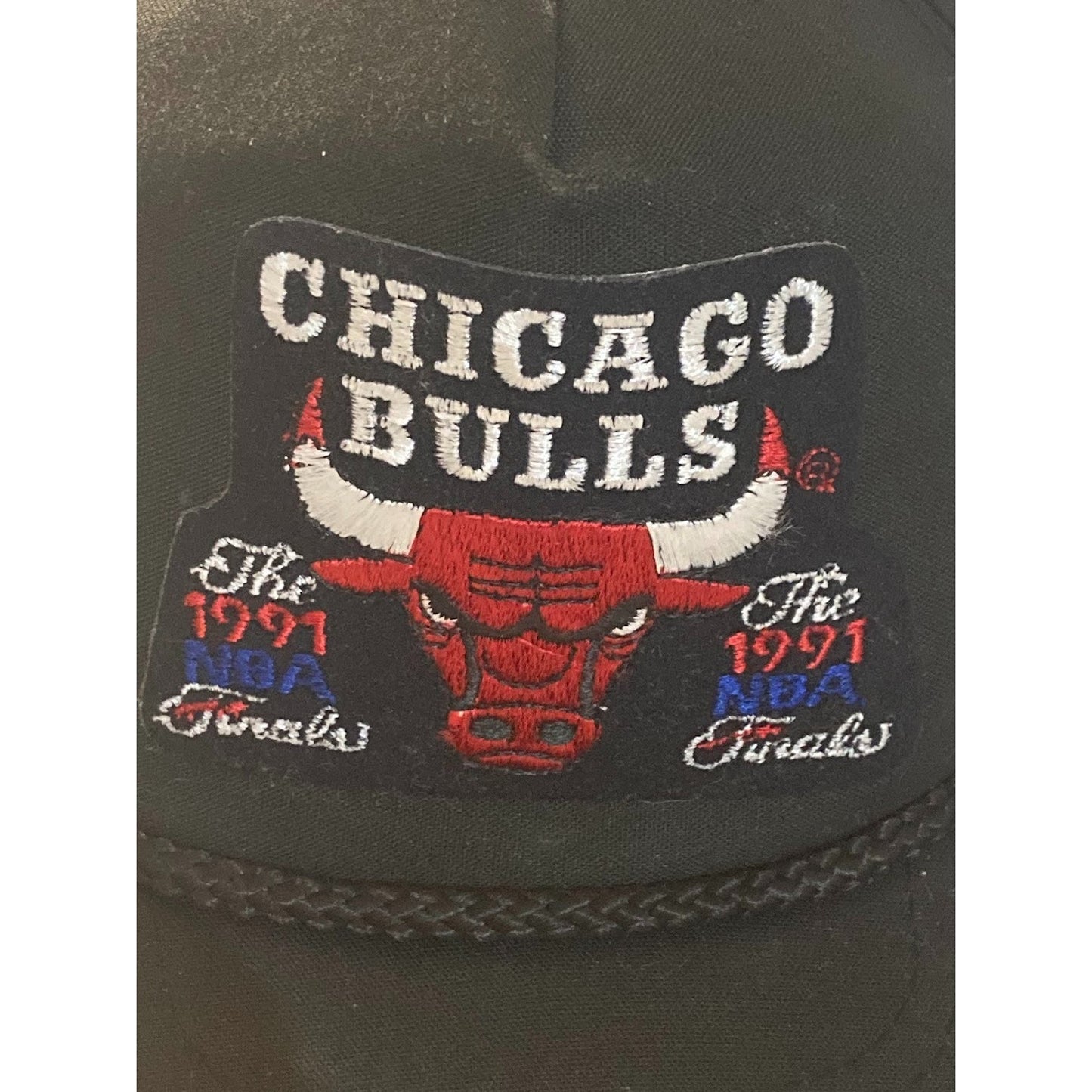 Rare Vintage Chicago Bulls 1991 NBA Snapback Hat Cap