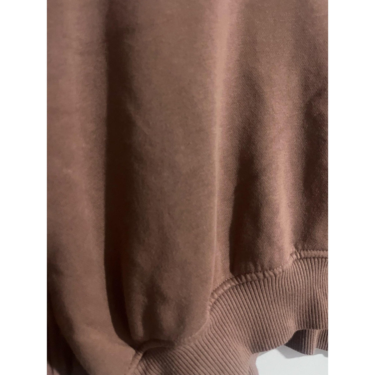 BP. Sweatshirt Teens S Brown Cropped Pullover Crew Neck Fleece Relaxed Casual