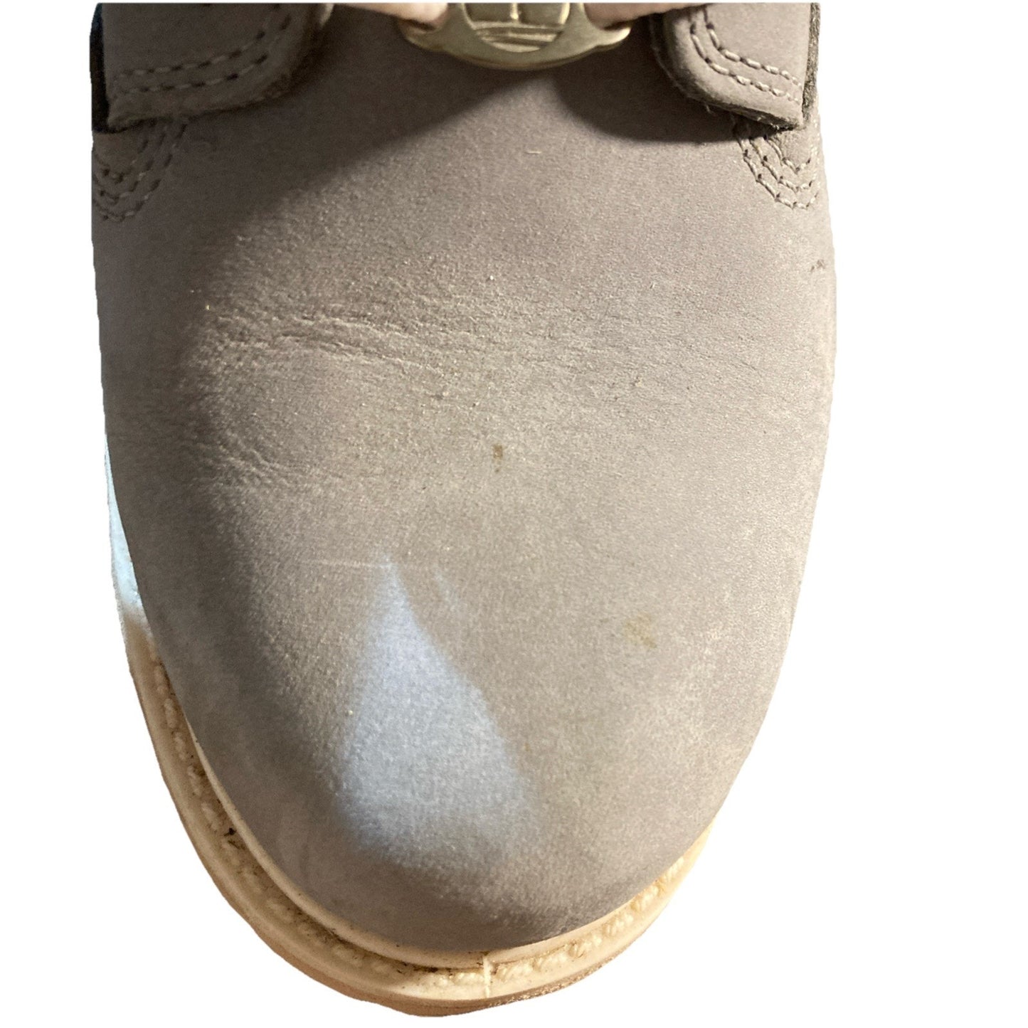 Rare! Timberland Womens 6.5 Nellie Chukka Boot Love Collection Grey With Hearts