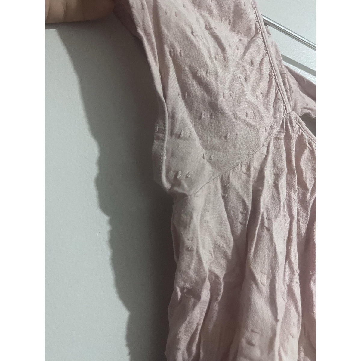 Dress Womens 3X Pink Maxi Sundress Smocked Square Neck Tie Flutter Sleeve