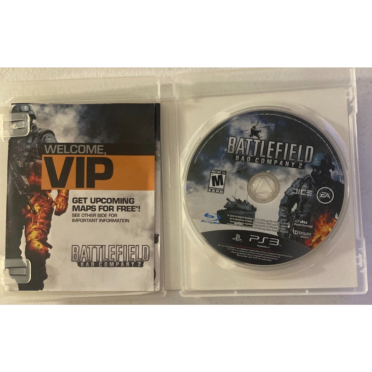 Battlefield: Bad Company 2 (Sony PlayStation 3, 2010) PS3 Complete CIB Tested