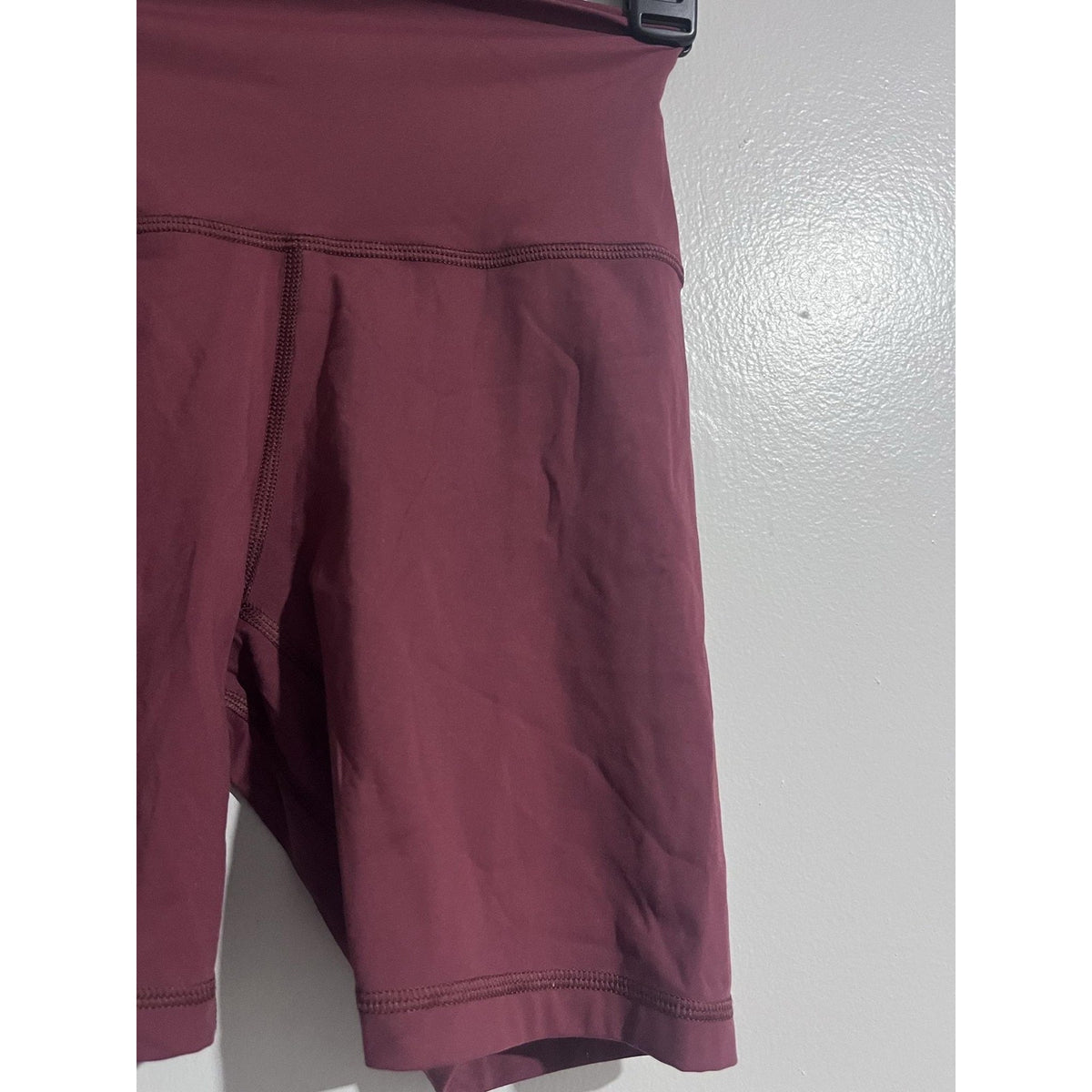 CRZ Yoga Shorts Womens XS Red Biker Slim 6in Inseam Elastic Waist Stretch