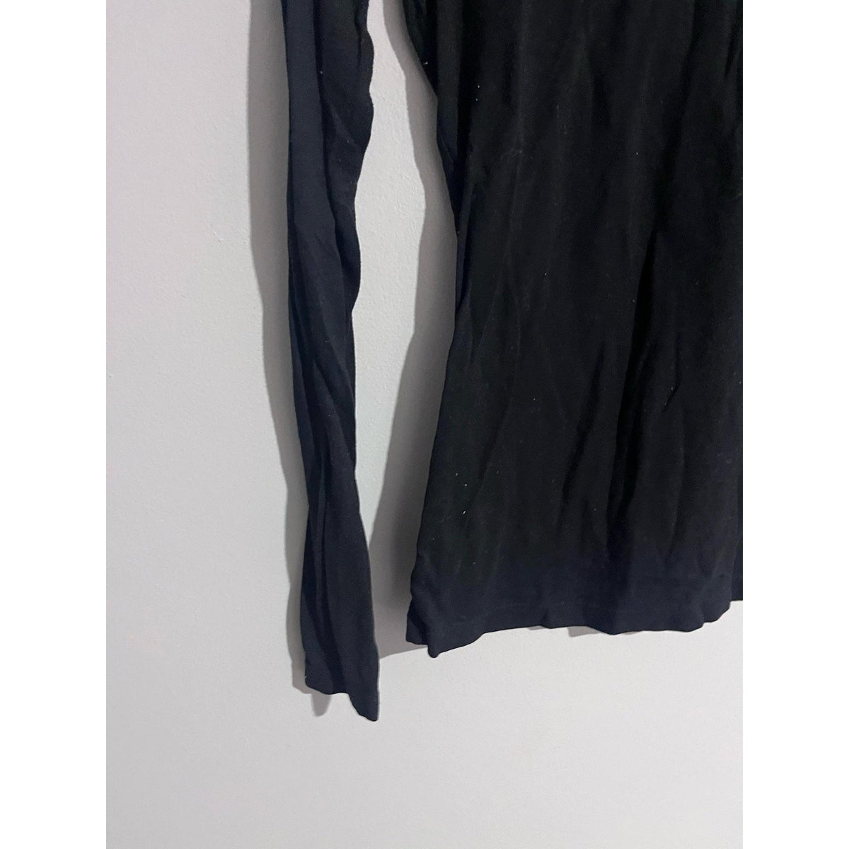 32 Degrees Shirt Womens M Black Tagless Thermal Scoop Neck Slim Long Sleeve