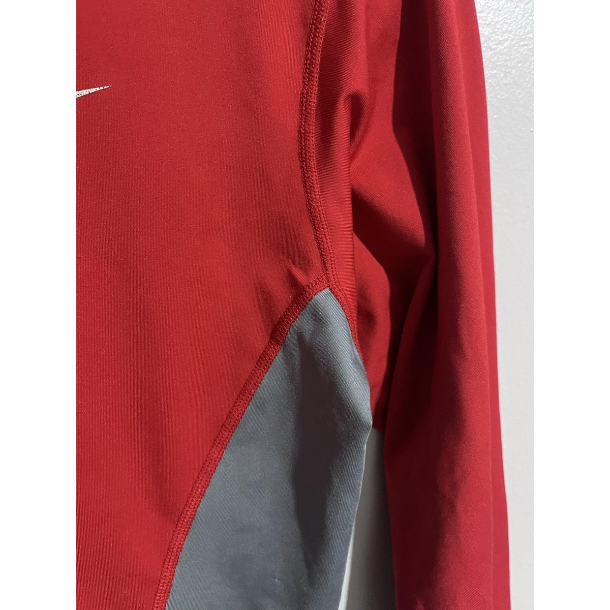 Nike Shirt Mens M Red Dri-FIT Ohio State Long Sleeve Moisture Wicking Athletic