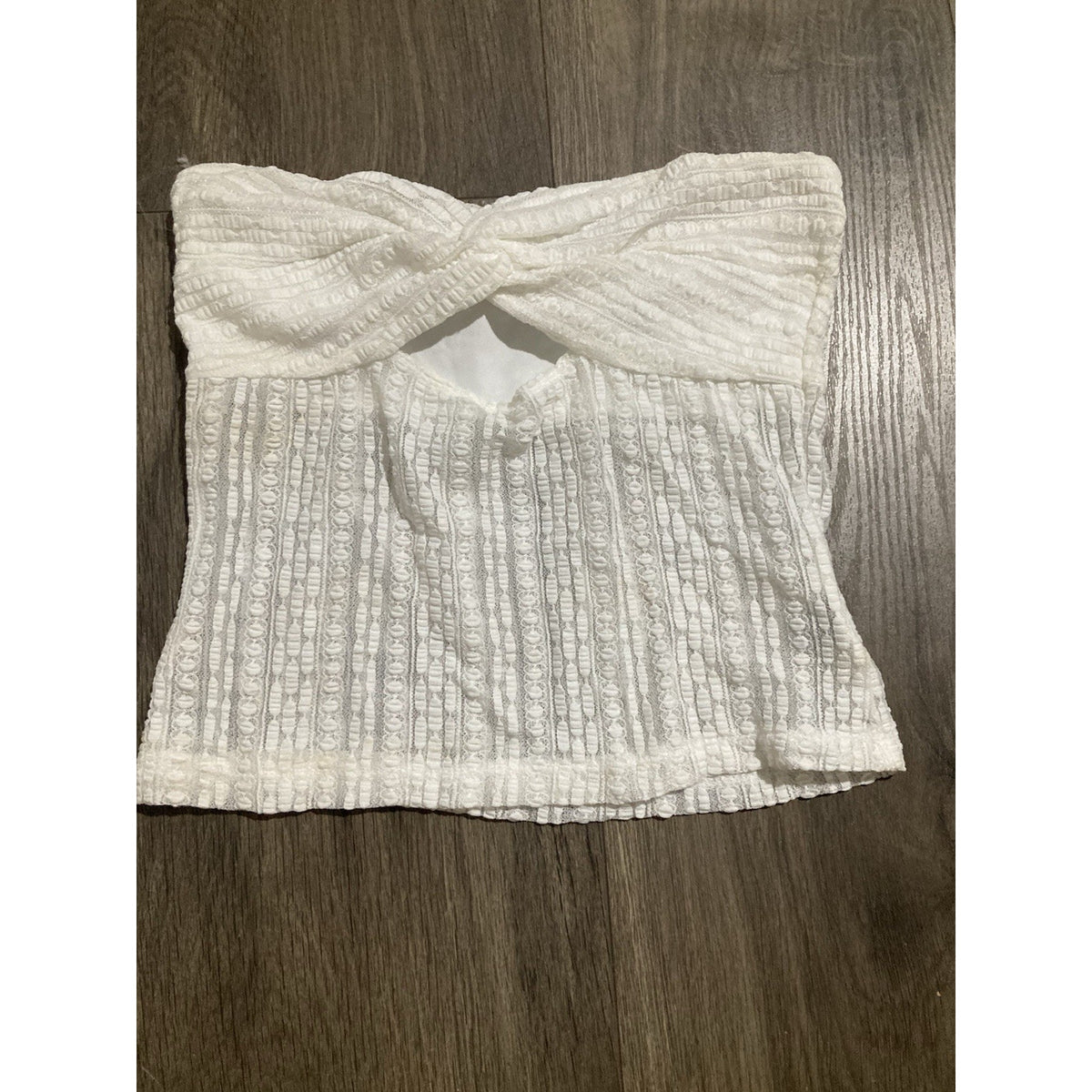 Outcast Exclusive 2 Set Skirt And Tube Twist Top Boho White Beachy Size Small