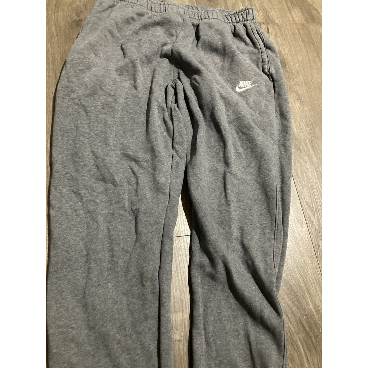 Nike Joggers Men's L Grey Sportswear Club Fleece Sweatpants Gym Run BV2737-071