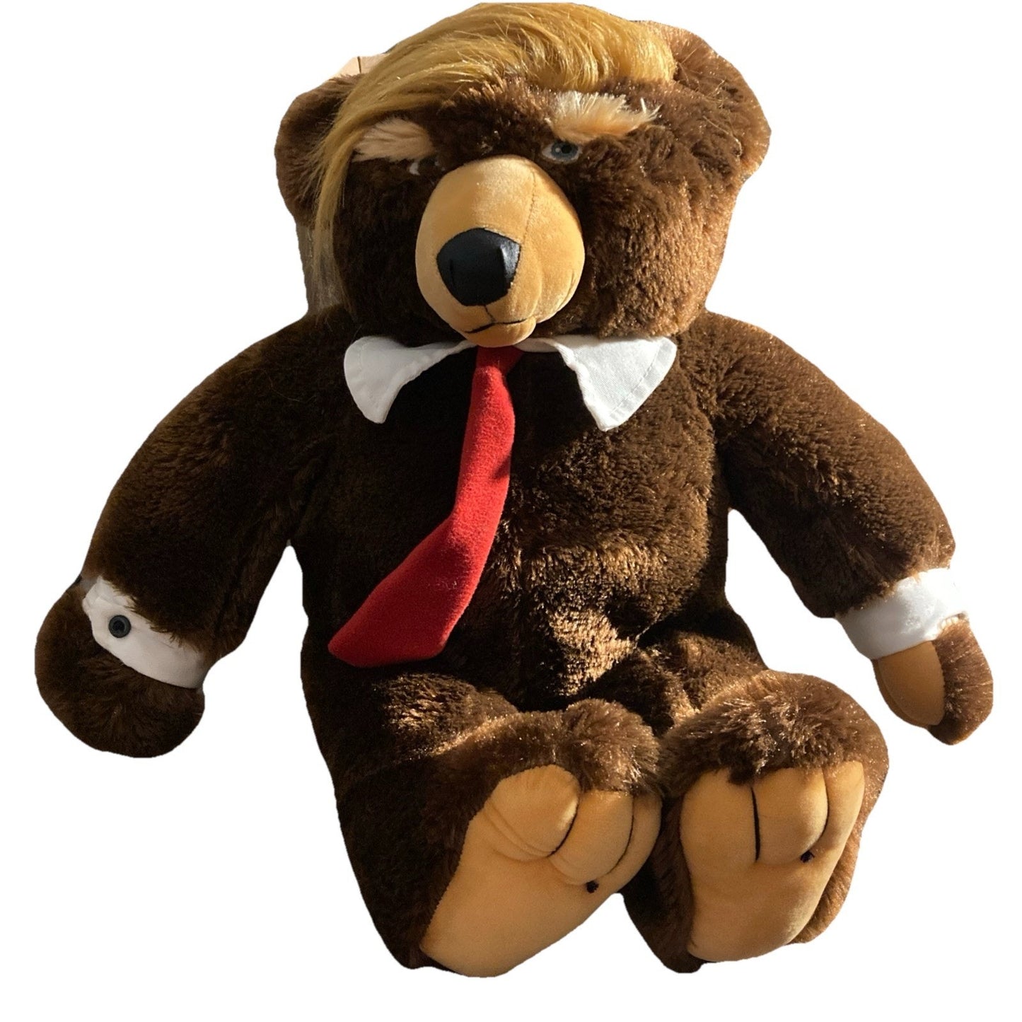 Donald Trump Trumpy Teddy Bear Original Authentic Deluxe 22" Flag