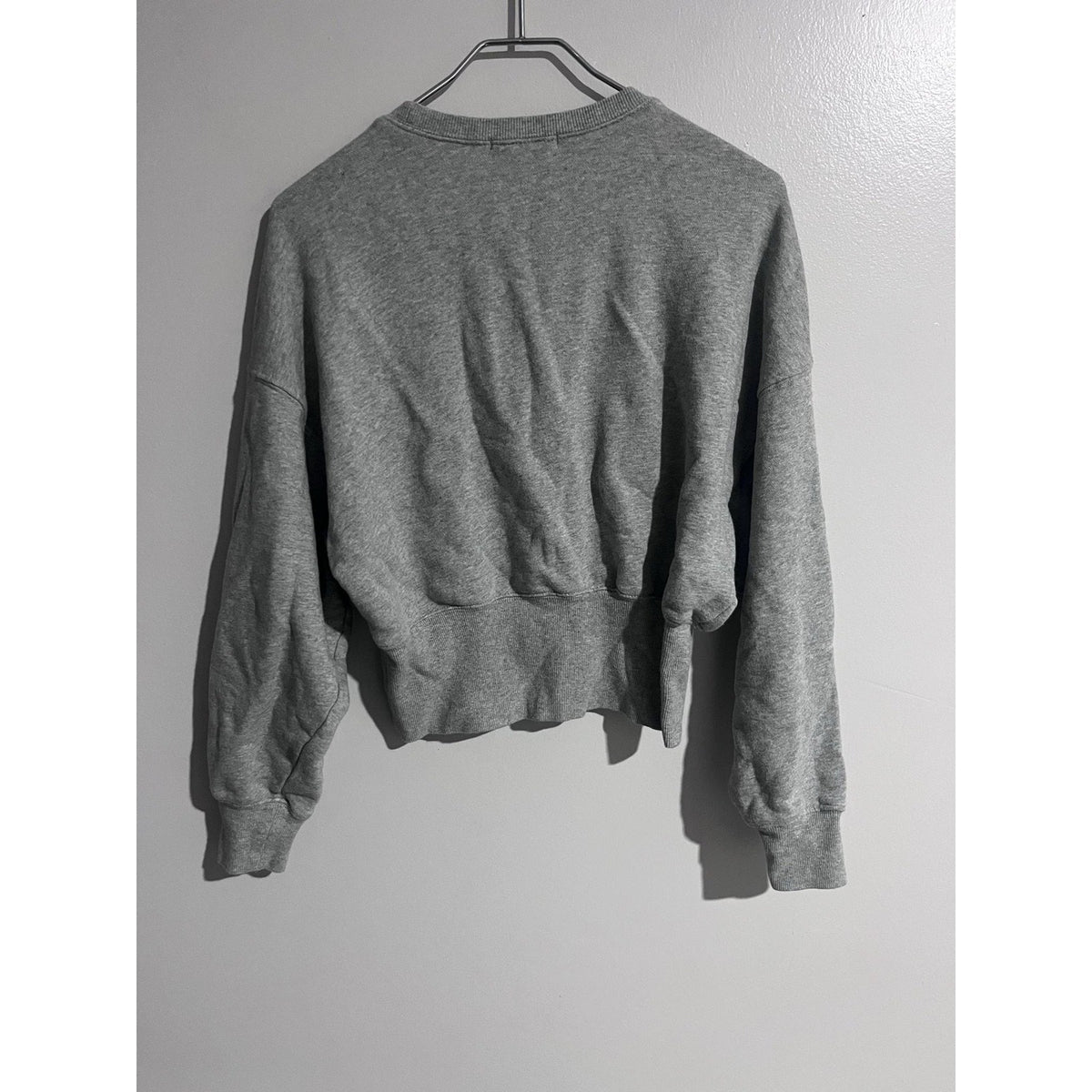FOREVER 21 Pullover Womens S Gray Sweatshirt Fleece Crew Neck Relaxed Casual