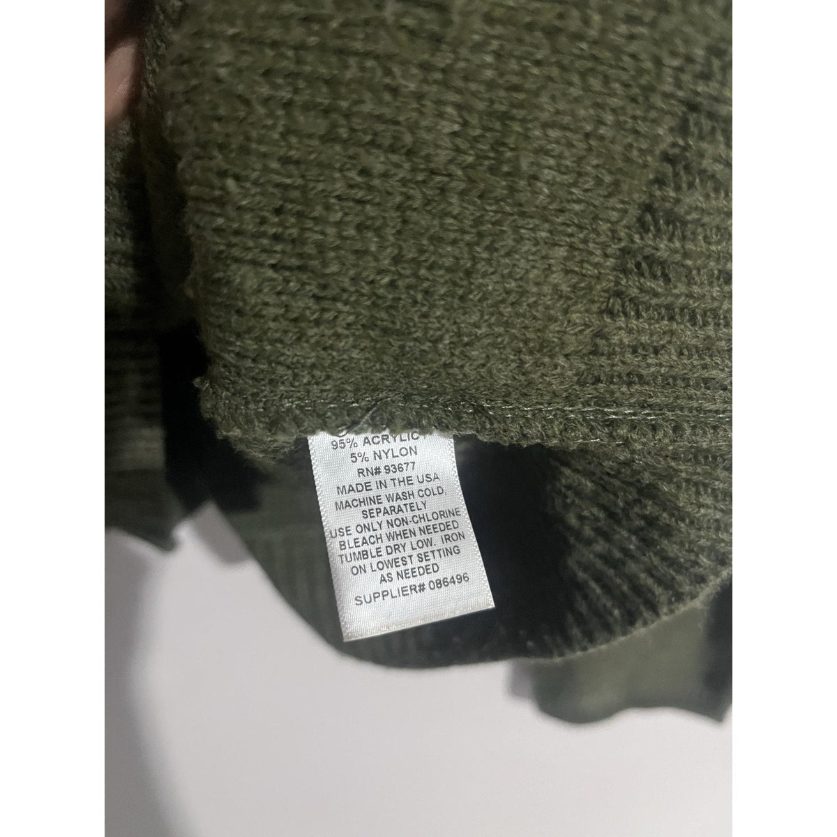 A.n.a Sweater Womens M Green Cable-Knit Crew Neck Pullover Lightweight Stretch
