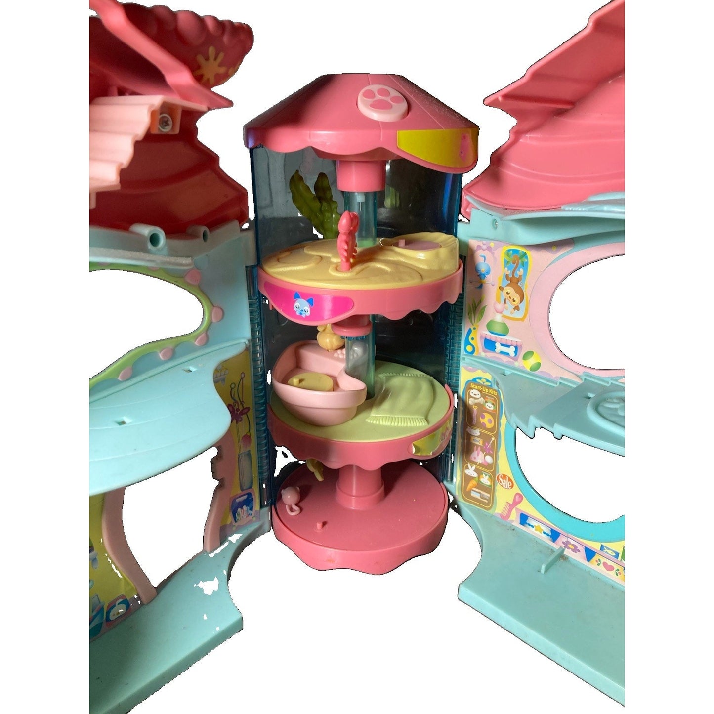 2005 Hasbro Biggest Littlest Pet Shop House Foldable Playset LPS