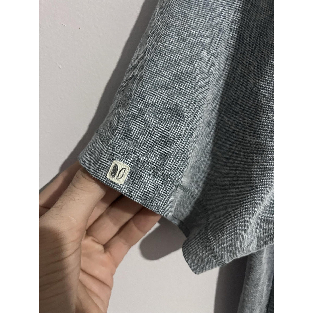 Linksoul Polo Shirt Mens M Gray Collared Short Sleeve Tempus Fugit Golf
