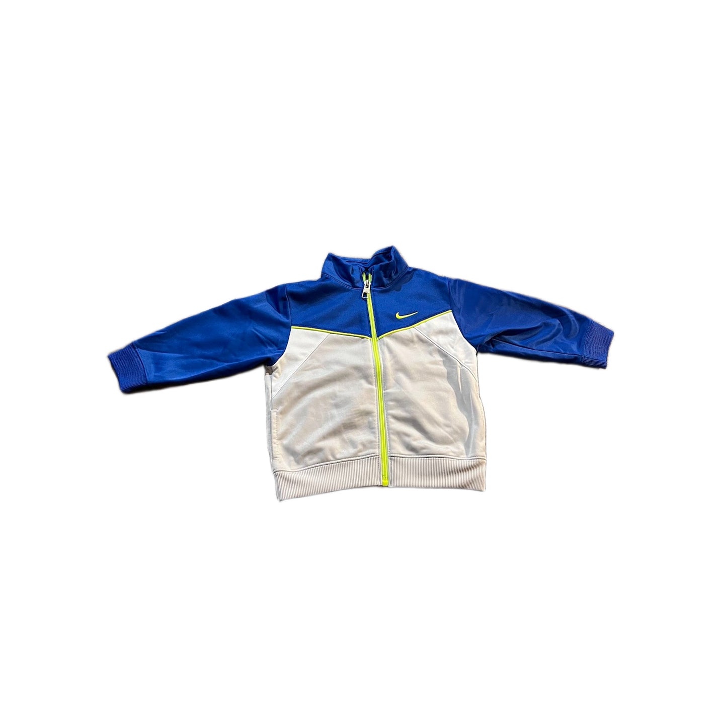 Nike Boys Infant Track Jacket - Size 18 Months Blue Gray Volt