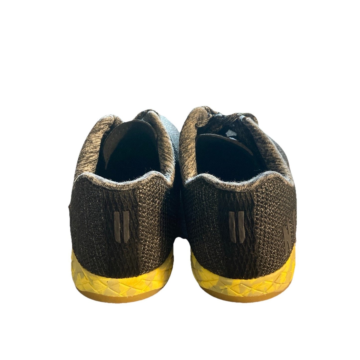 Nobull Gum Trainer Yellow Sole Unisex Gray Sneaker Mens 5 Womens 6.5 Shoe