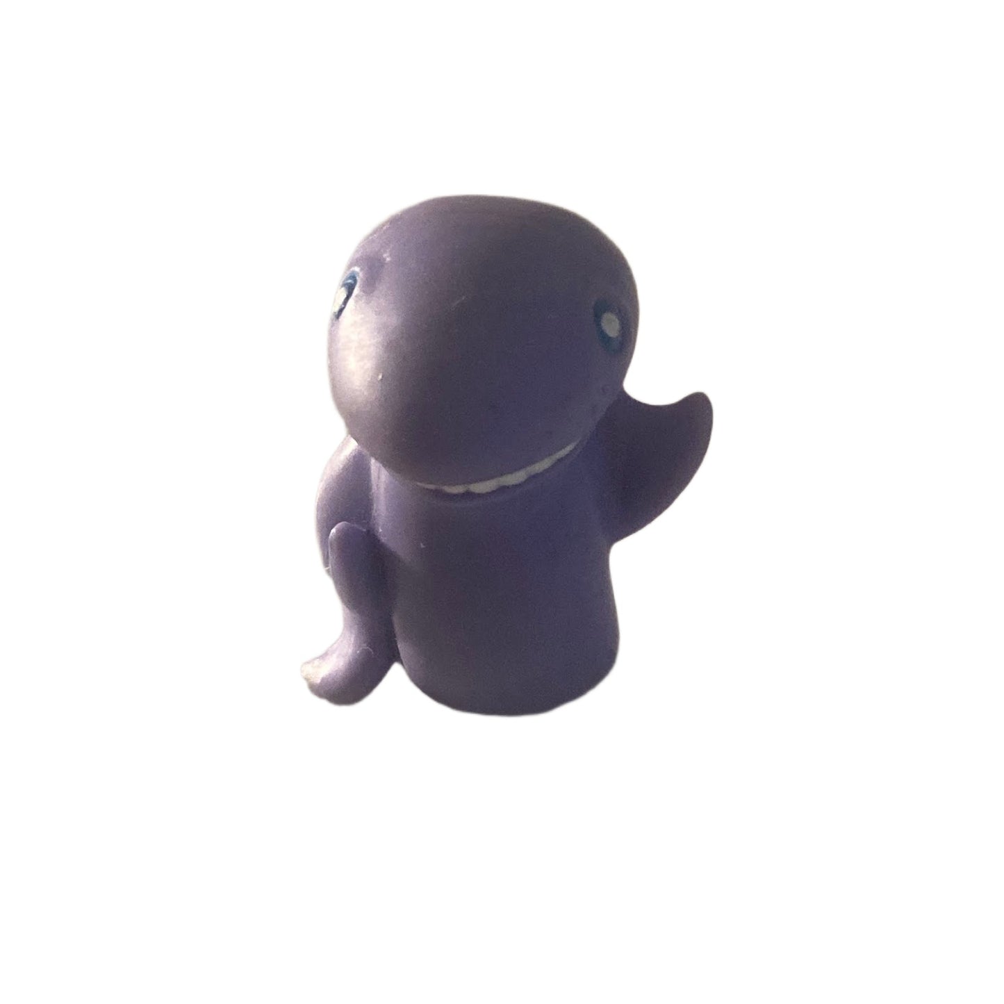 Disney Miniature Shark Figure Purple Smiling Cake Topper-Just Play 1.5" Tall