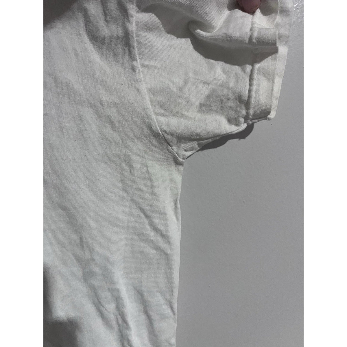 Anvil T-Shirt Womens L White Tennessee V-Neck Short Sleeve Preshrunk Relaxed