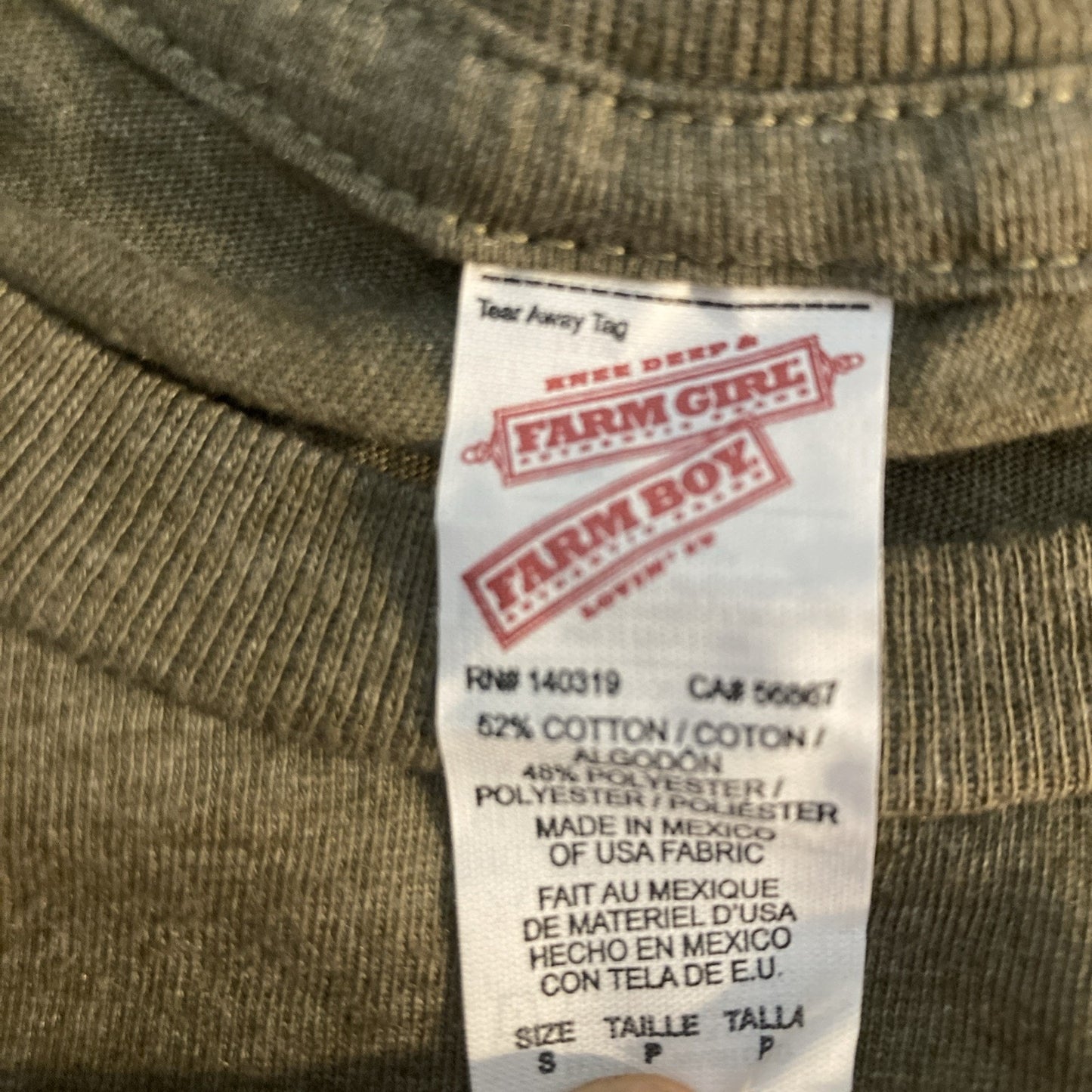 Country Chic Women Farm Girl Shirt Short Sleeve Farming Because Starving Sucks S