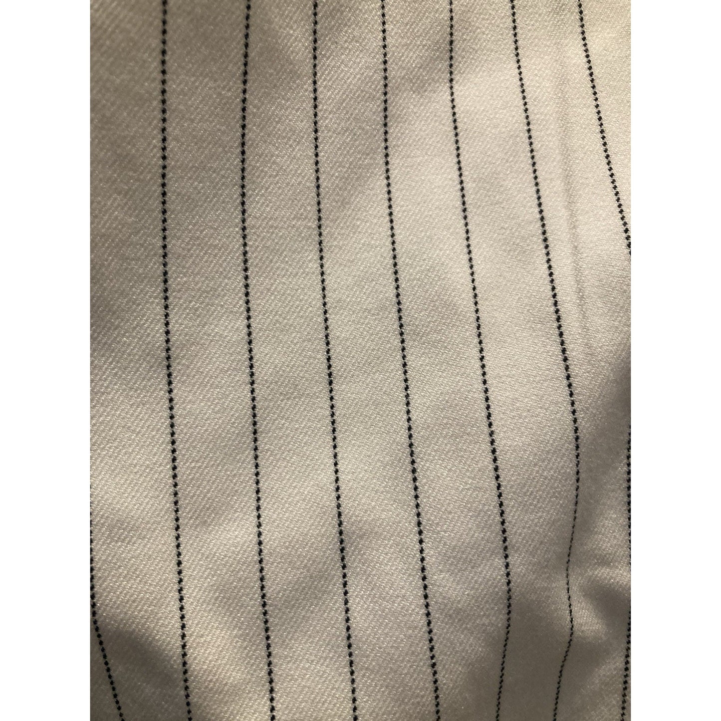 A New Day Striped Pantsuit Blue White Romper Belted Wide Leg Womens Size M