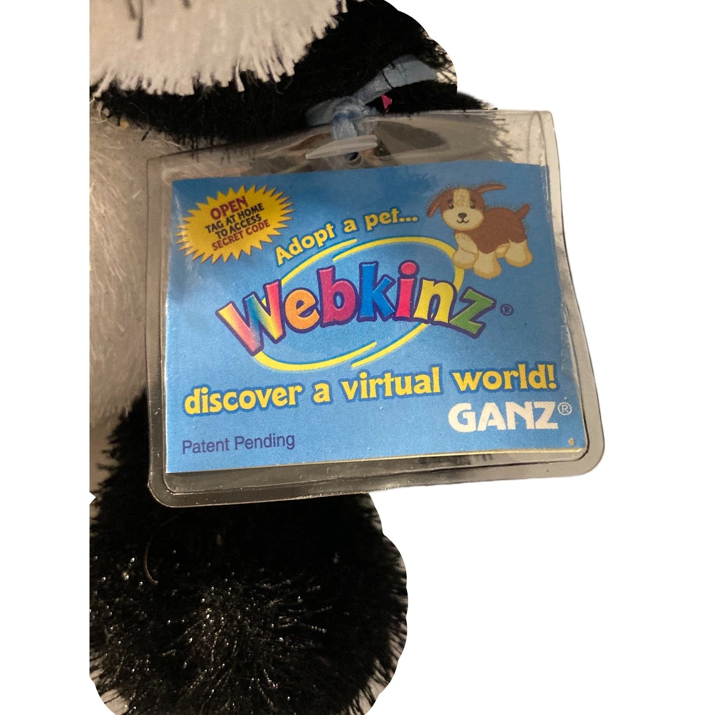 Webkinz Panda HM111 Ganz Plush NWT Tag Attached Patent Pending Early Release