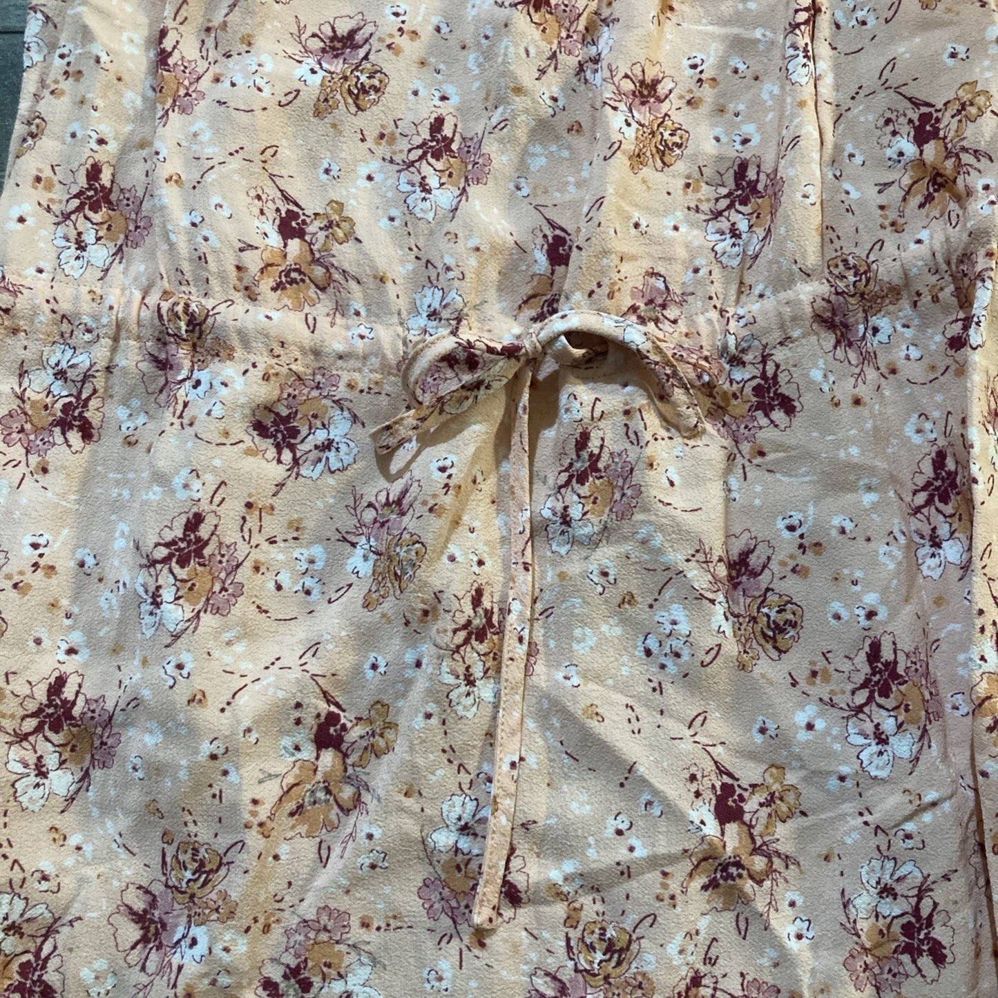Coastal Cowgirl Boho Chic Sanctuary Cinch Dress With Front Tie Pink Large Womans