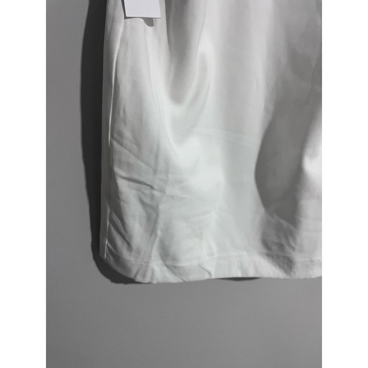 ASTR The Label Dress Womens S White Satin Bodycon Slip Smocked Sweetheart