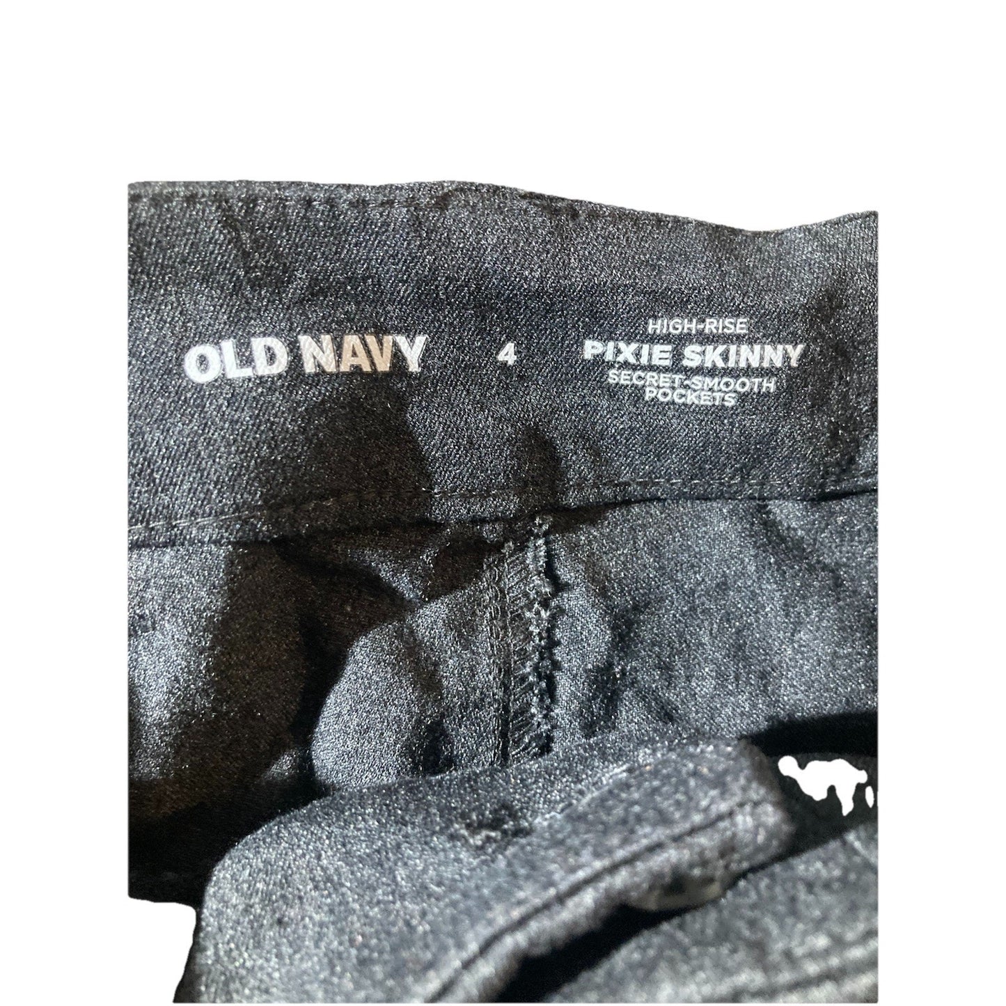 Old Navy Mid-Rise Gray Pixie Pants Womens Size 4