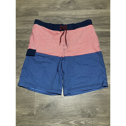 George Men's Patriotic Swim Trunks with UPF50+, 9" Inseam Size L 36-38