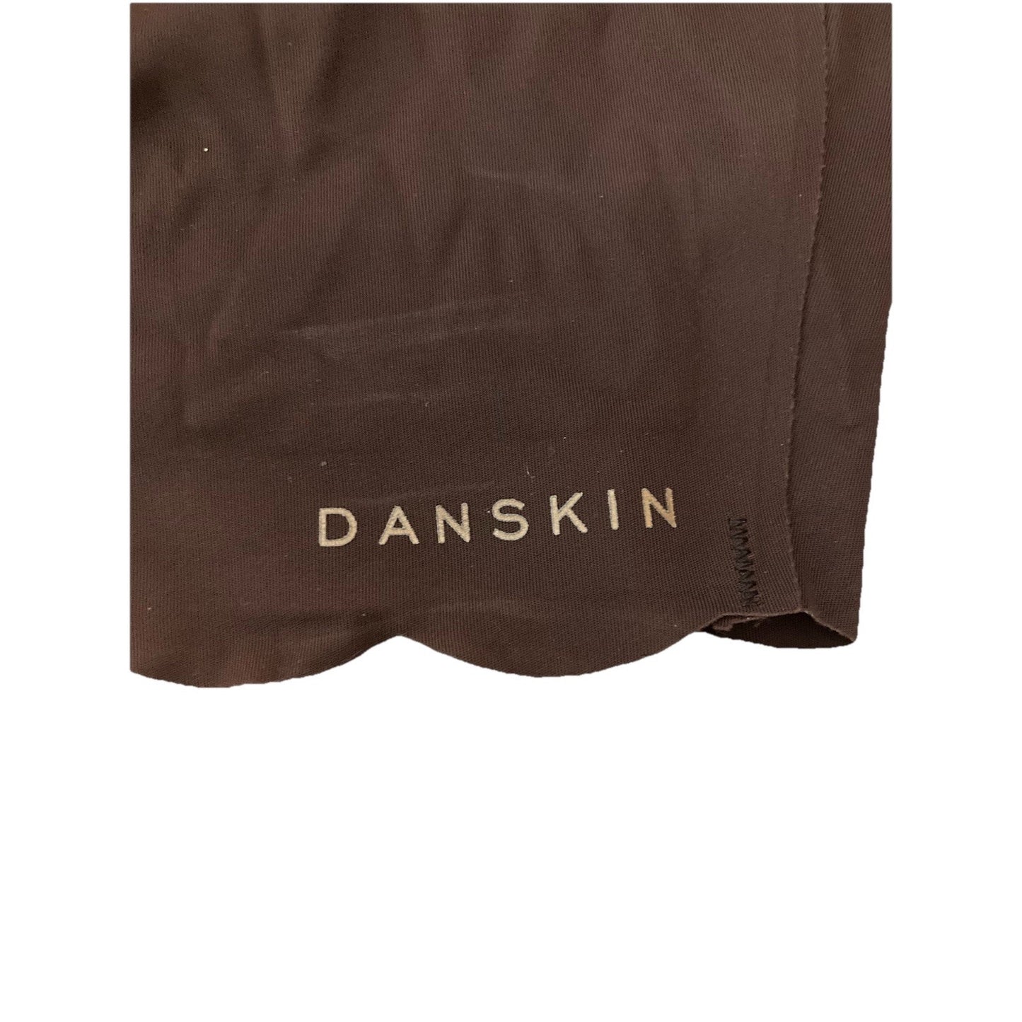 Danskin Intimates Seamless Bandeau Bra Brown Scallop Edge Size M