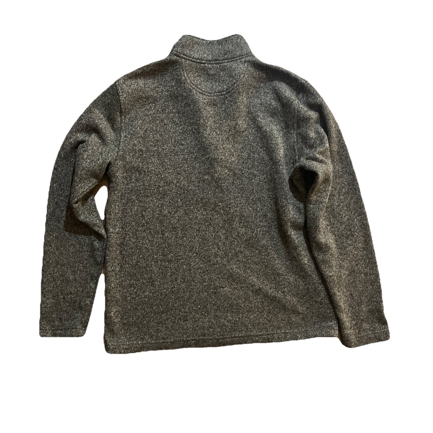 IZOD Thermasoft Sweater Fleece Quarter Zip Carbon Heather Men’s Medium