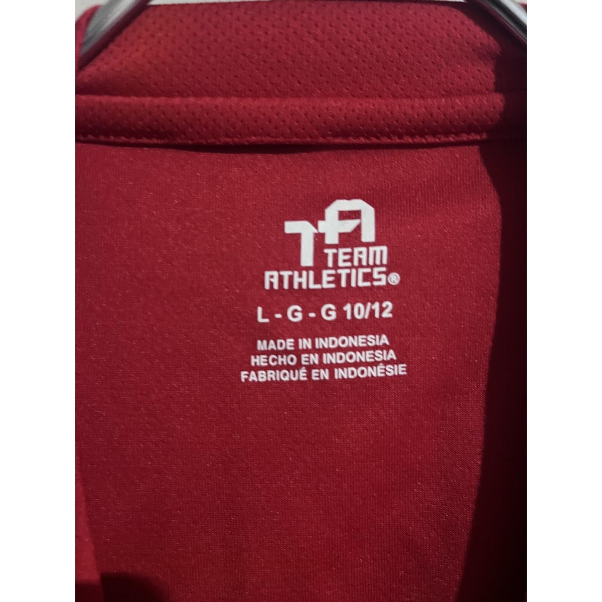 Ohio State Jersey Boys Large Red NCAA Football Team Athletics Polyester
