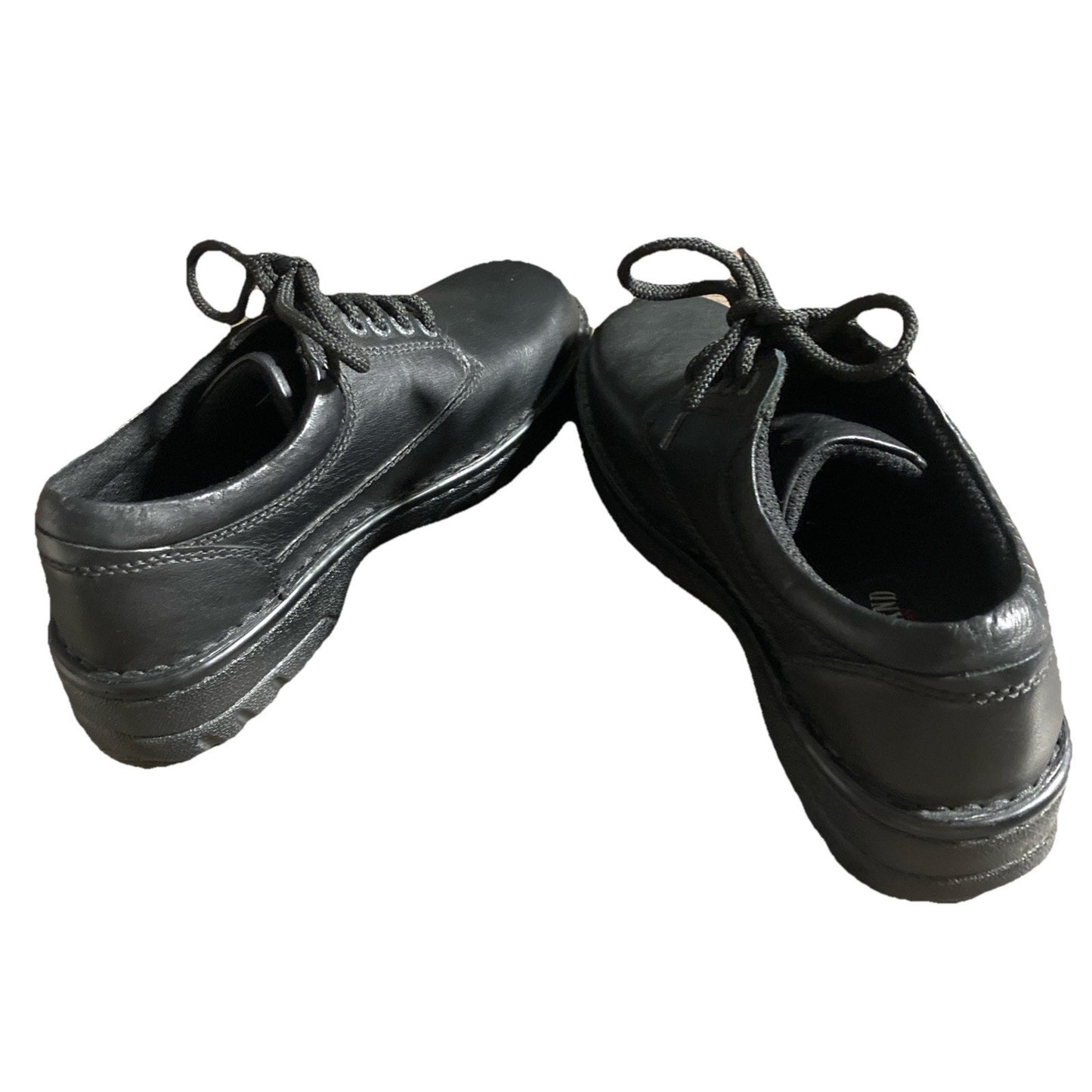 Eastland Plainview Womens Round Closed Toe Oxford Shoes, Black Sz 7M