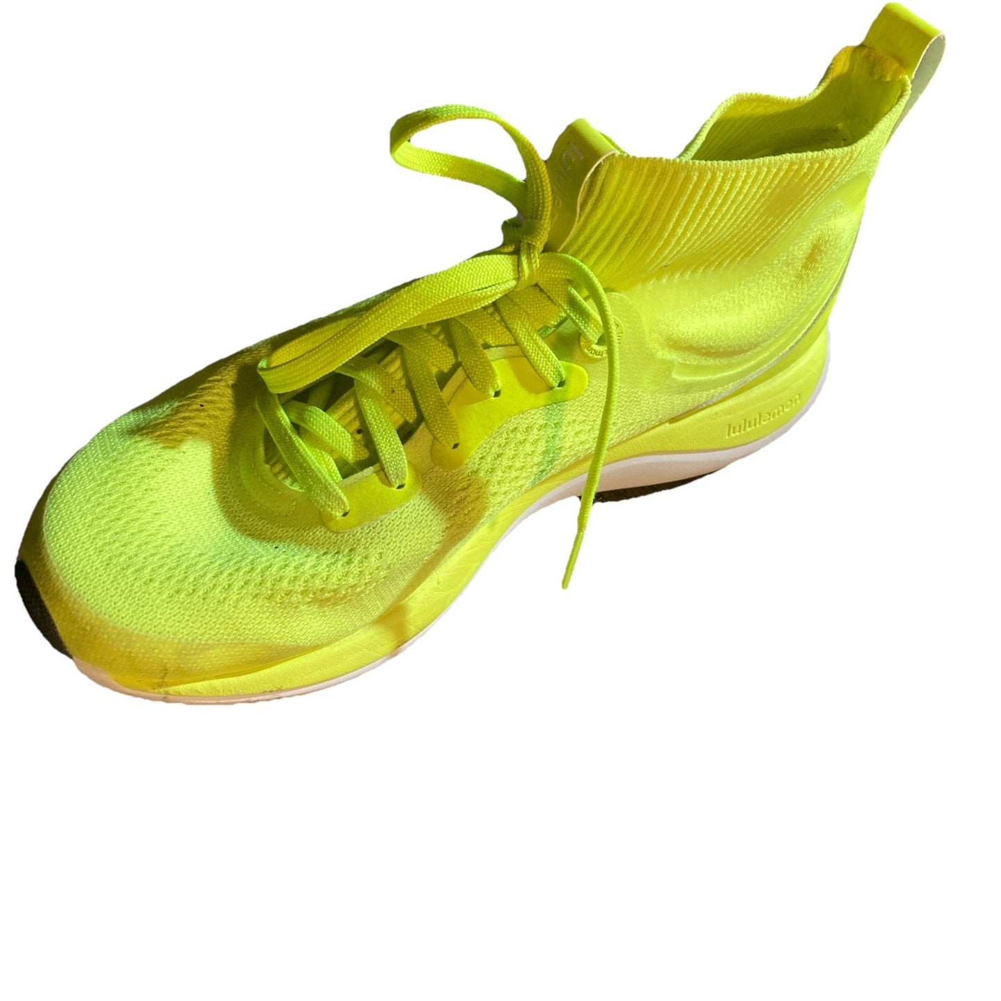 Lululemon Chargefeel Mid Workout Athletic Shoe Yellow Size 7 Woman’s Used