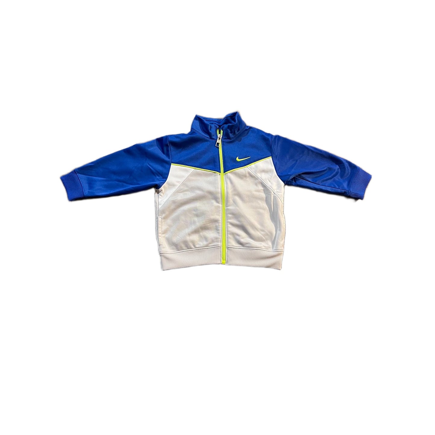Nike Boys Infant Track Jacket - Size 18 Months Blue Gray Volt